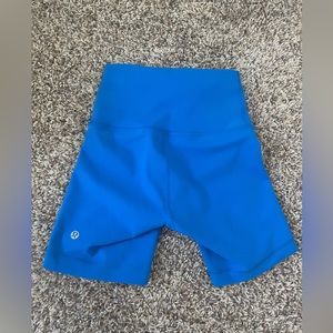 6 inch Lululemon biker shorts